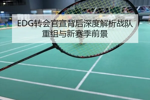 EDG转会官宣背后深度解析战队重组与新赛季前景